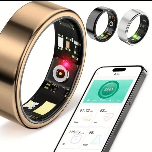 Smart Ring Silver Size 9 Brand New Sealed - Picture 2 of 5